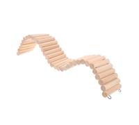 Toyvian Wooden Hamster Bridge Ladder Climbing Platform for Small Animals Easy to Install Cage Accessory for Hamsters Mice Gerbils Sugar Gliders Dual Function Exercise and Entertainment