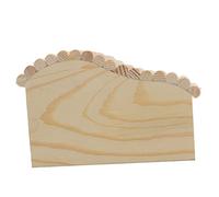 Toyvian Wooden Hamster Hut Moveable Play House for Small Pets Safe Natural Wood Habitat with Door Hideout for Hamsters Mice Hedgehogs