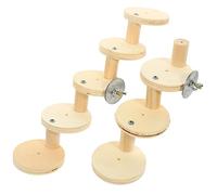 Toyvian Wooden Hamster Ladder Eight Layer Chinchilla Climbing Structure for Pets Smooth Finish Engaging Design for Hamsters Gerbils and Parrots Fun and Environment
