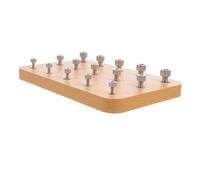 Toyvian Wooden Hand Rehabilitation Peg Board for Finger Dexterity Training and Easy to Use Therapy Tool for Hand Eye Coordination Exercises for Home Rehabilitation