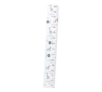Toyvian Wooden Hanger Chart Growth Chart Canvas Wall Decor for Nursery Wall Ruler Decor for Boys Girls