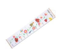 Toyvian Wooden Hanger Ruler Growth Chart Wall Hanging Decor for Boys and Girls Growth Tracking Easy to Store and Move