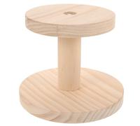 Toyvian Wooden Ironing Board Accessory with Stable Base and Thickened Wooden Base, Suitable for Tailoring and Household Ironing, Space-saving Design for Home Use