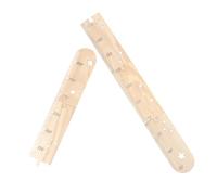 Toyvian Wooden Kids Growth Chart Wall Hanging Ruler 12.5x35.4cm, 3mm Thick Star Design Height Measurement for Boys and Girls Nursery Wall Decor