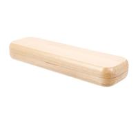 Toyvian Wooden Maple Pen Storage Case Tube with Khaki Retro Style Easy to Carry Pen Packaging Box for Ceremonies and Anniversary Celebrations