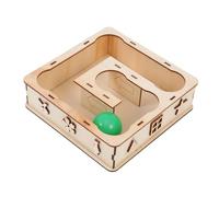 Toyvian Wooden Maze Toy for Hamsters Creative Maze House Tunnel Labyrinth Toys for Dwarf Hamsters and Mice for Cage