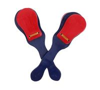 Toyvian Wooden Orff Castanets for Early Education Percussion Instrument Handheld Rhythm Clappers for Preschool Classroom Activities Musical Development and Group Harmony Tool