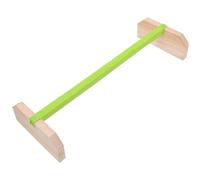 Toyvian Wooden Parrot Perch Stand for Medium-large Birds Rooster and Hen Balancing Non-toxic Bird Cage Accessory for Roosting and Play Random Style