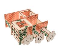 Toyvian Wooden Pet Climbing Frame 5 Pcs Quiet Drinking Small Animals Habitat Cage Decoration with Delicate Craftsmanship and Cute Appearance for Guinea Pigs and Rabbits Daily Rest