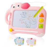 Toyvii Magnetic Drawing Board, Large Magnetic Drawing Pad for Toddlers Kids' Doodle Scribble Boards Toys Magic Magnet Drawing Board for 3+ Year Old Birthday Gifts for Girls Baby(Pink-B)