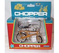 toyway Raleigh Chopper Mk1 Yellow Bicycle Bike 1:12 scale diecast model