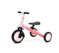 TOYZ Children's Tricycle Balance Bike, 4-in-1 Children's Bike, Slide Vehicle, Balance Bike, Tricycle with Pedals and Two-wheeler with Pedals - Baby Gift Height Adjustment of Saddle and Handlebar - Fox