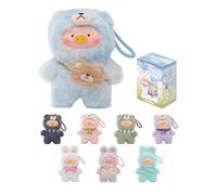 TOYZERO + Lulu The Piggy Blind Box - Joyful Time Series Plush Keychain Blind Boxes Figures Cute Stuffed Animals Mystery Box, Multicolr, 5.5 inches