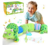 Toyzey Baby Toys 6-12 Months, Dinosaur Toys for Boys Baby Gifts 0-12 Months Baby Sensory Toys 0-12 Months Newborn Toys Boys Soft Toys Tummy Time Toys for Newborn Baby Gifts Christmas Infant Toys