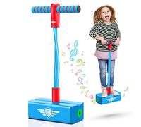 Toyzey Boys Girls Toys Age 3 4 5 6 7 8 9 10 11 12, Pogo Stick for Kids Toys for 3-12 Year Old Boys Girls Gifts Age 3-12 Birthday Space Hopper Light Blue