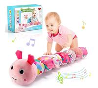 Toyzey Girls Baby Toys 0 3 6 9 12 Months, Caterpillar Soft Toys for Girl 0-3-6-12 Months Gifts for Girls Tummy Time Toy for Newborn Baby Girl 0-12 Months Sensory Toys for Babies 0-12 Months