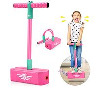 Toyzey Girls boy Toys Age 3 4 5 6 7 8 9 10 11 12,Pogo Stick Jumper Toys for 3-12 Year Old Girl boys Indoor Toy 3-12 Year Old Girls boys Gifts Jumperoo Toy for Autistic Children Rose Red
