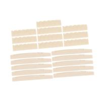 TOYZFRIENDY 10 Pairs Acoustic Guitar Bridge Saddle and Pre-slotted Nut String Classical Guitar DIY Replacement Accessories Versatile Repair Parts for Beginners and Professionals