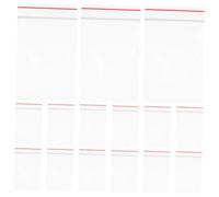 TOYZFRIENDY 100pcs Clear Resealable Storage Bags Reclosable Sealed Bags Heavy Duty Transparent Grip Seal for Jewelry Beads Coins Candy and Small Items Organization