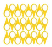 TOYZFRIENDY 100pcs Lug Nut Indicators Plastic Wheel Nut Caps for Trucks Trailers Cars Weather-resistant Safety Tools and Maintenance