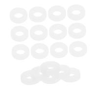 TOYZFRIENDY 100pcs White Plastic Drum Washer Replacement Pads for Snare Drum Tension Rods Minimizes Friction Noise and Resonance Compatible with Various Brands Easy to Install Accessories