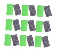 TOYZFRIENDY 100pcs Whiteboard Eraser White Board Small Dry Erase Eraser Office Supplies Whiteboard Cleaner Felt Green