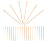 TOYZFRIENDY 100pcs Wooden Wax Sticks for Hair Removal Smooth Single Use Body Wax Applicators Oval Shape for Sensitive Small Areas for Hard Application and Daily Hair Cleaning