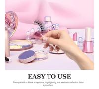 TOYZFRIENDY 10Pcs Acrylic Eyelash Display Holders False Eyelash Display Sticks Portable and Black for Makeup Artists and Lash Extension Professionals