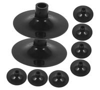 TOYZFRIENDY 10pcs Archery Suction Cup Arrow Tips Replacement Lightweight Rubber Arrowheads for Practice Game Outdoor Fun Elastic Black