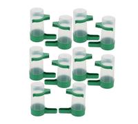 TOYZFRIENDY 10pcs Automatic Bird Water Drinkers for Cage Pigeons Parrots Budgies Self-dispenser Bowls for Pet Supplies and Aviary Use