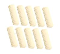 TOYZFRIENDY 10pcs Beige Plastic Mandolin Nut Replacement Bridge Saddle for Acoustic String Instruments Easy Installation Enhanced Sound Quality for Bands and Teaching