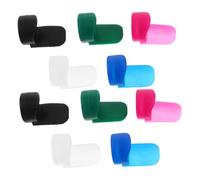 TOYZFRIENDY 10pcs Clarinet Thumb Rest Cushion Pads Soft Comfortable Silicone Long Handle Instrument Accessories for Musical Instrument Practice and Professional Performances