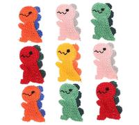 TOYZFRIENDY 10pcs Dinosaur Hair Clips Snap Barrettes for Teens Cozy Wool and Metal Material Playful Cartoon Hair Accessories for Parties and Daily Wear