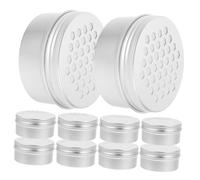 TOYZFRIENDY 10pcs Dog Scent Training Tins Aluminum Sniffle Boxes with Screw Lids for Nose Work and Scent Detection Bite Resistant Canisters for Dog Snuffle and Obedience Practice