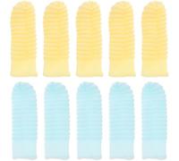 TOYZFRIENDY 10Pcs Finger Dog Toothbrush for Large Dogs and Cats Soft Portable Dental Care for Plaque and Gentle Teeth Cleaning for Puppies and Pets