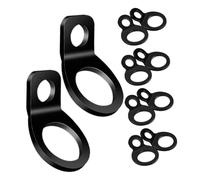 TOYZFRIENDY 10pcs Heavy Duty Tie Down Anchor Hooks with Strong Load Capacity Multi-purpose Trailer Tie Down Anchors for Trucks Rvs Off-road Vehicles Bicycles and Trailers and Easy to Use
