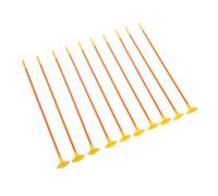 TOYZFRIENDY 10pcs Large Plastic Suction Cup Arrows for Outdoor Archery with Tips and Standing Target for Boys and Practice Games