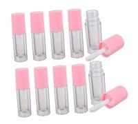 TOYZFRIENDY 10pcs Lip Gloss Tubes with Brush Head Reusable Empty Lip Balm Bottles Leak Portable for Travel Business Trips and Short Term Use