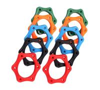 TOYZFRIENDY 10pcs Microphone Anti-slip Rings for Handheld Wireless Mics Colorful Protection Accessories for Ktv Conference Sports Speech Non-slip Secure Grip