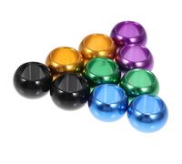 TOYZFRIENDY 10Pcs Multicolored Pigeon Foot Rings Aluminum Leg Bands No Letter Bird Identification Circles for Pigeons Chickens Ducks and Poultry Breeding Supplies