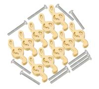 TOYZFRIENDY 10pcs Musical Note Cabinet Knobs Single Hole Drawer Pulls Metal Handles for Kitchen Wardrobe Closet Dresser Easy Installation Cute Furniture Knob Replacement