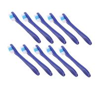 TOYZFRIENDY 10pcs Soft Bristle Toothbrush with Short Handle for Secure Facilities Compact Portable Travel Toothbrush for Teeth Cleaning in Prisons and Psychiatric Hospitals