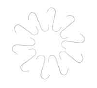 TOYZFRIENDY 10pcs Stainless Steel S Hooks for Meat Hanging Butchering and Processing Hooks for Beef Poultry Smoking BBQ Grill Cooking for Kitchen and Hunting Use
