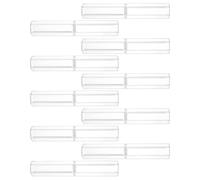 TOYZFRIENDY 10Pcs Transparent Acrylic Pen Boxes Pencil Display Cases Portable Single Pen Holders for Office School Desk Storage and Packaging