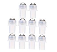 TOYZFRIENDY 10pcs Transparent PE Roller Ball Inserts for Essential Oil Bottles Smooth Rolling Bottle Accessories for Perfume Lip Oil Travel Use and Break-resistant