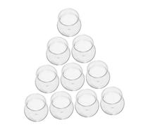 TOYZFRIENDY 10pcs Transparent Plant Vessel for DIY Succulent Cultivation Indoor Landscape Container for Desktop Plant Propagation Nursery Pots for Easy Growth Monitoring