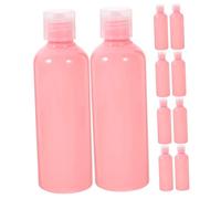 TOYZFRIENDY 10pcs Travel Refillable Lotion Bottles Leak Flip Cap Liquid Containers for Toiletries Skincare Travel Accessories