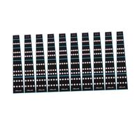 TOYZFRIENDY 10pcs Violin Fretboard Stickers for Intonation Black Finger Guide Decals for Beginner Violin Fiddle Music Practice