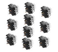 TOYZFRIENDY 10pcs White Mechanical Keyboard Switches Clicky for Gaming and Typing Responsive Tactile Feedback Shaft Body with Fast Actuation Compatible Replacement Key Switches for Mechanical