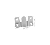TOYZFRIENDY 12 Pcs Stainless Steel French Cleat Picture Hangers Heavy Duty Wall Mount Hooks Interlocking Frame Clips for Furniture Photo Albums and Art Display Easy Installation Corrosion